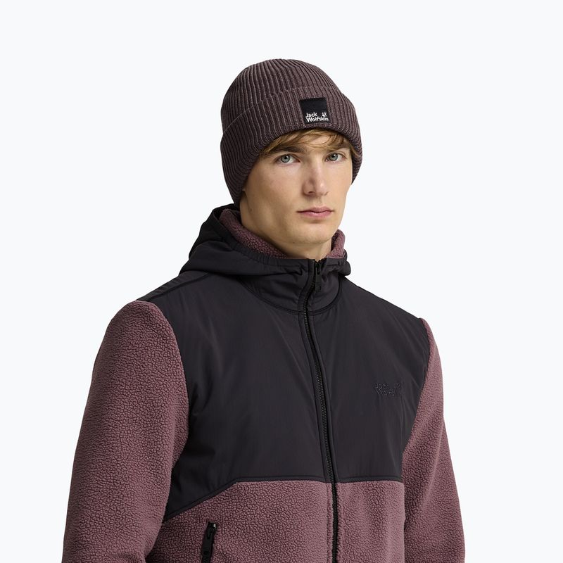 Zimní čepice Jack Wolfskin Pergamon Beanie sheer plum 6