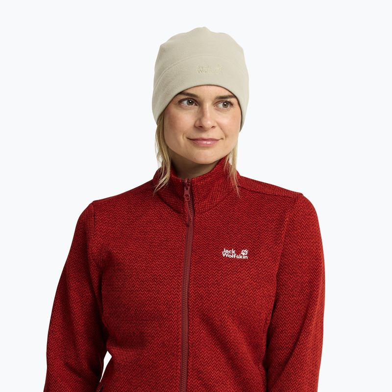 Zimní čepice Jack Wolfskin Real Stuff Beanie oyster 5