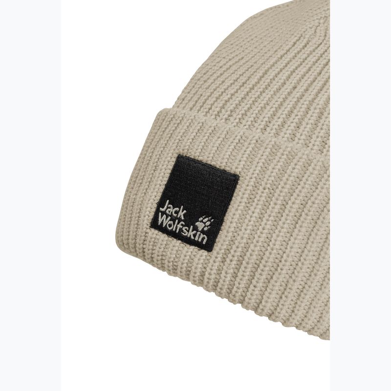 Zimní čepice Jack Wolfskin Pergamon Beanie oyster 3
