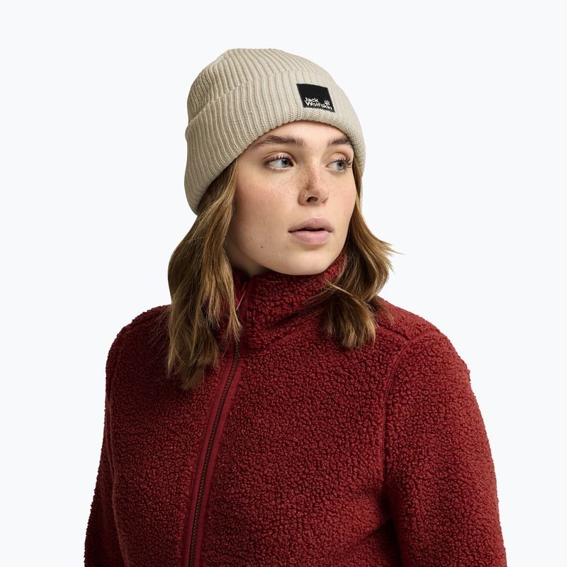 Zimní čepice Jack Wolfskin Pergamon Beanie oyster 5