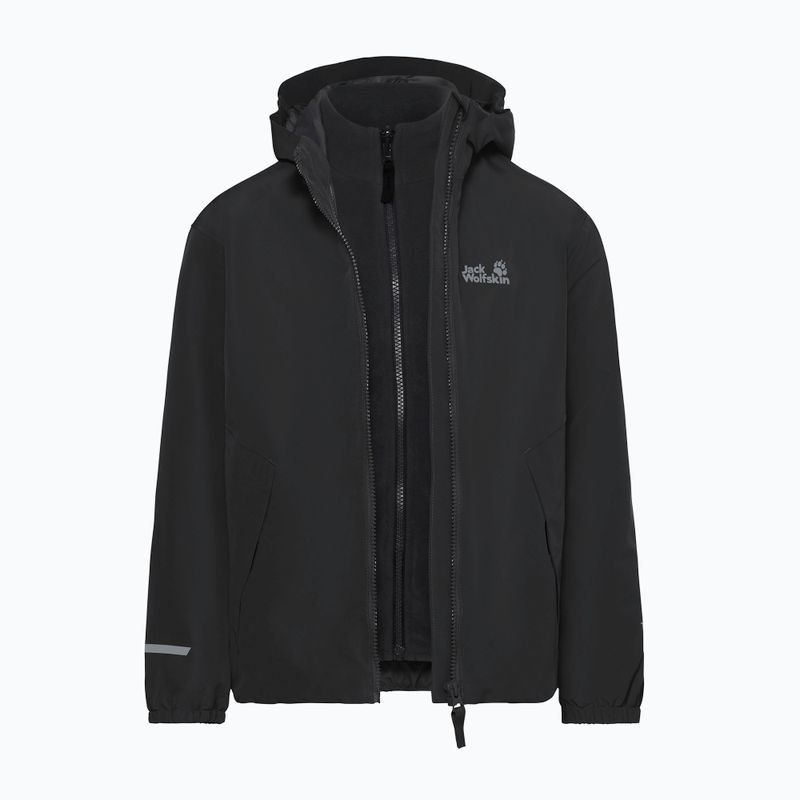 Dětská bunda 3v1 Jack Wolfskin Iceland 3IN1 2026 black 3