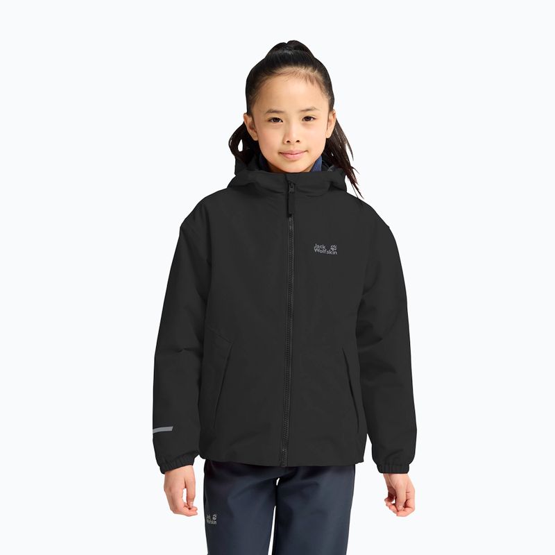 Dětská bunda 3v1 Jack Wolfskin Iceland 3IN1 2026 black 11