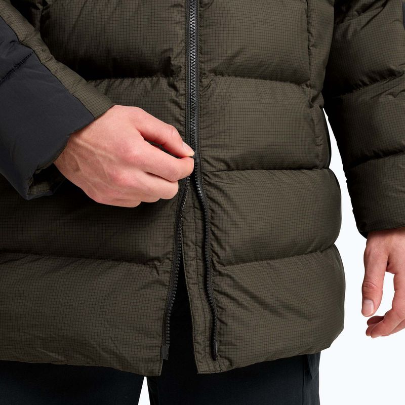 Pánská zateplená bunda Jack Wolfskin Icy Hollow Hooded obsidian moss 6