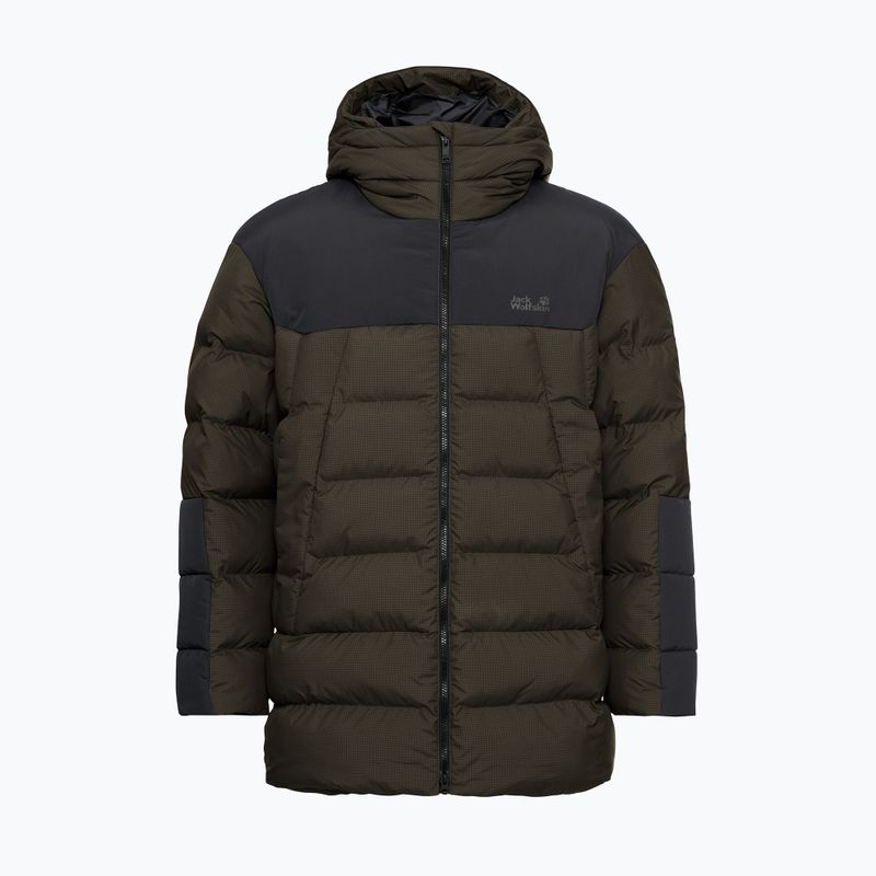 Pánská zateplená bunda Jack Wolfskin Icy Hollow Hooded obsidian moss 7