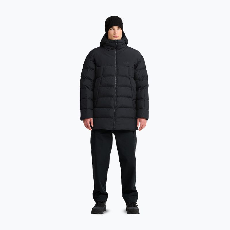 Pánská zateplená bunda Jack Wolfskin Icy Hollow Hooded phantom 2
