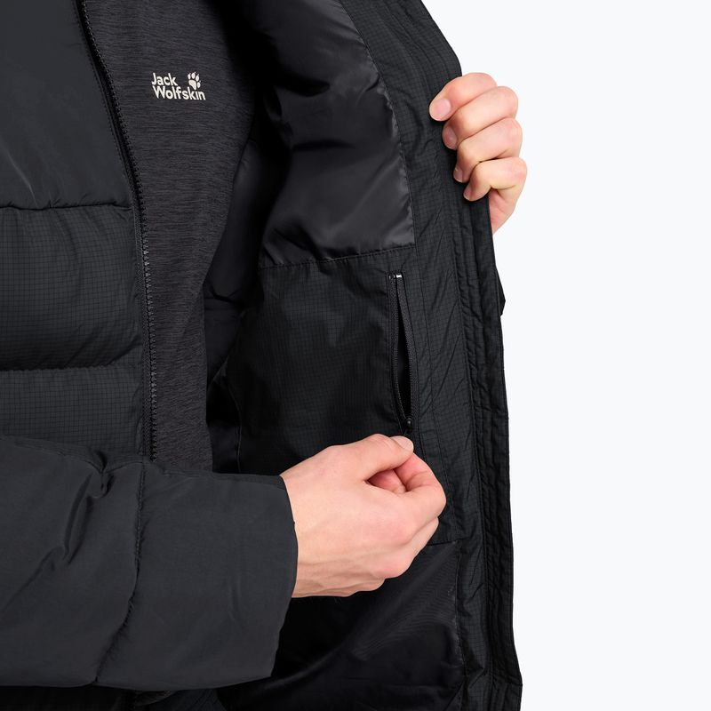 Pánská zateplená bunda Jack Wolfskin Icy Hollow Hooded phantom 5