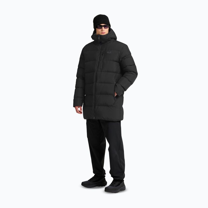 Pánský péřový kabát Jack Wolfskin Coloniu Coat black 2