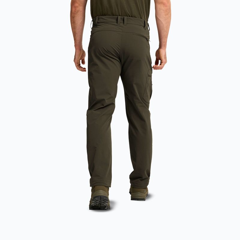 Pánské trekové kalhoty Jack Wolfskin Activate Flex obsidian moss 2