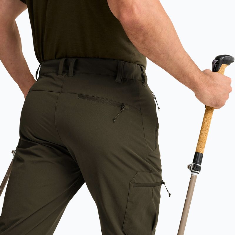 Pánské trekové kalhoty Jack Wolfskin Activate Flex obsidian moss 5