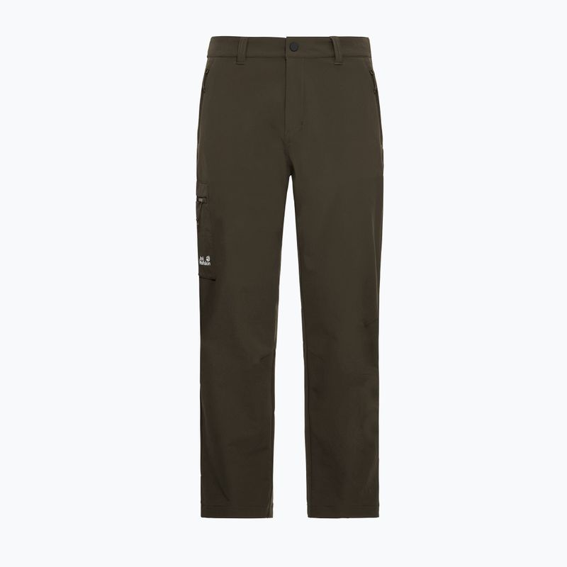 Pánské trekové kalhoty Jack Wolfskin Activate Flex obsidian moss 7