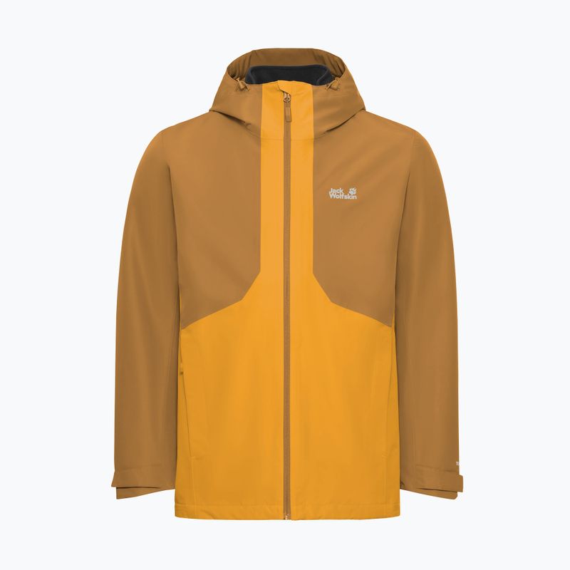 Pánská bunda 3v1 Jack Wolfskin Stonetrail 3In1 burly yellow jw 10