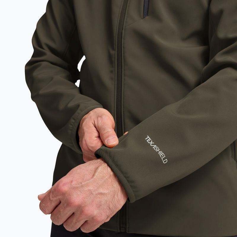 Pánská větrovka Jack Wolfskin Wild Winds Hooded obsidian moss 7