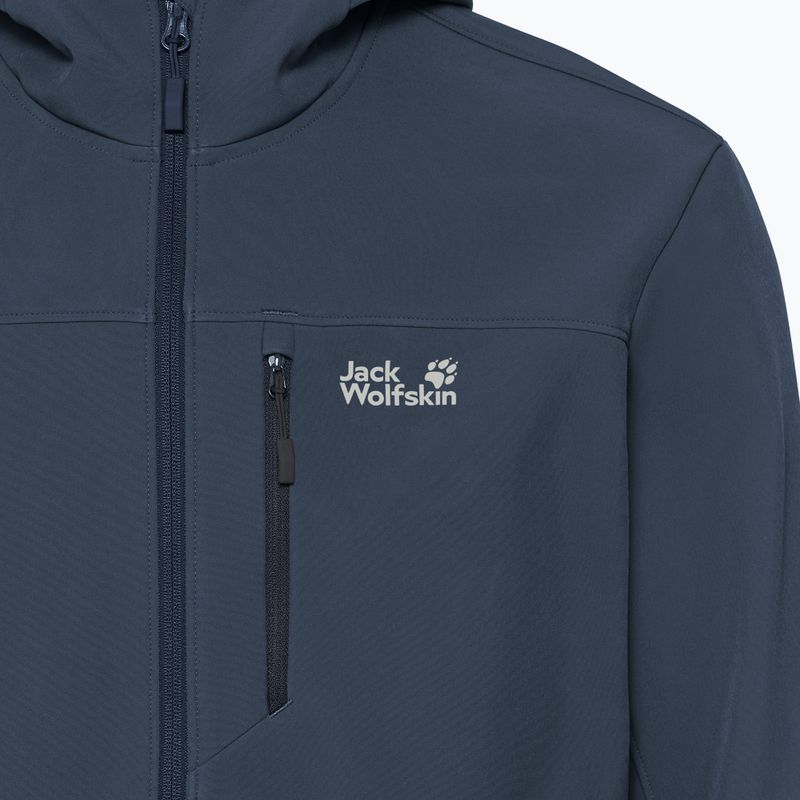 Pánská větrovka Jack Wolfskin Wild Winds Hooded midnight sky 6