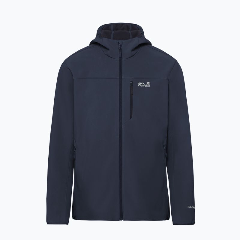 Pánská větrovka Jack Wolfskin Wild Winds Hooded midnight sky 8