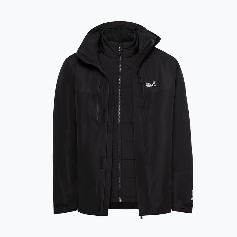 Pánská bunda 3v1 Jack Wolfskin Jasper Pro 3IN1 black 14