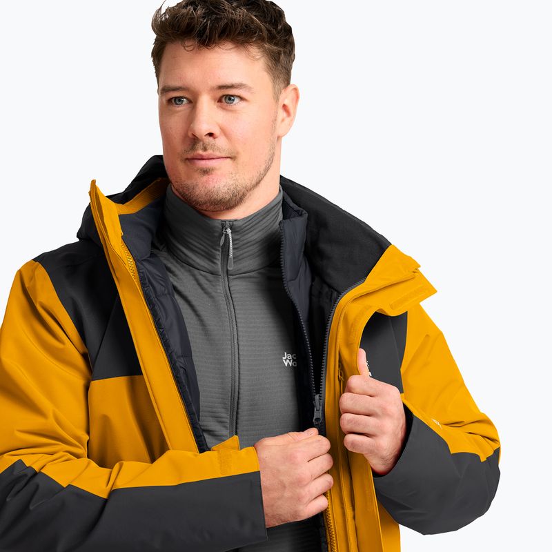 Pánská bunda 3v1 Jack Wolfskin Jasper Pro 3IN1 burly yellow jw 7