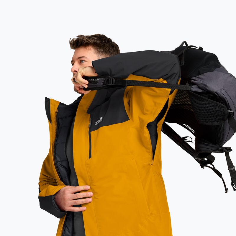 Pánská bunda 3v1 Jack Wolfskin Jasper Pro 3IN1 burly yellow jw 9
