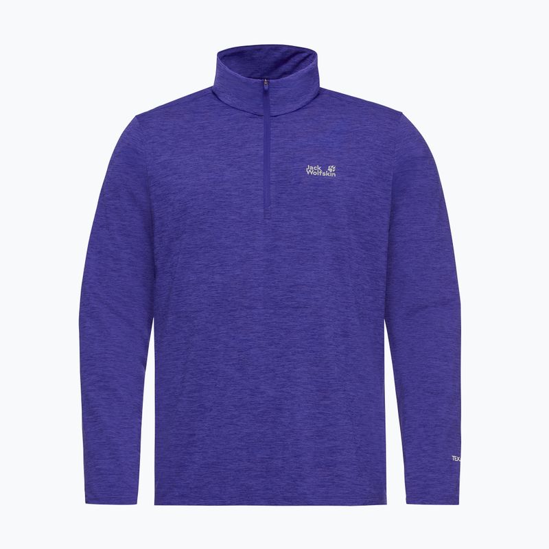 Pánská fleecová mikina Jack Wolfskin Trail Half Zip glow ink 4
