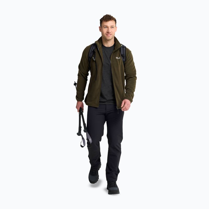 Pánské trekové tričko longsleeve Jack Wolfskin Trail black 2