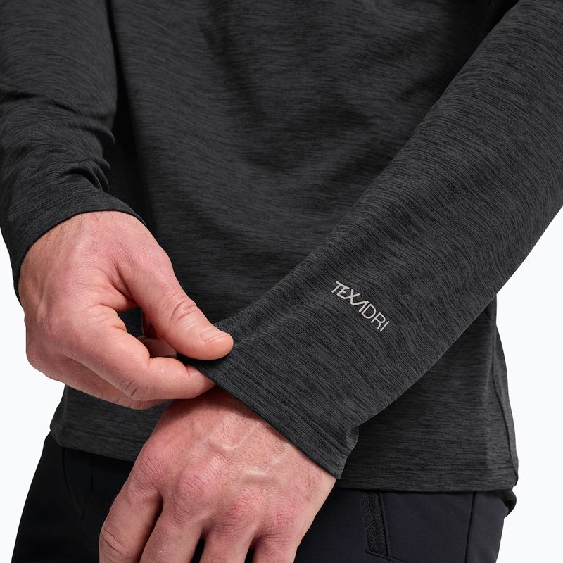 Pánské trekové tričko longsleeve Jack Wolfskin Trail black 4