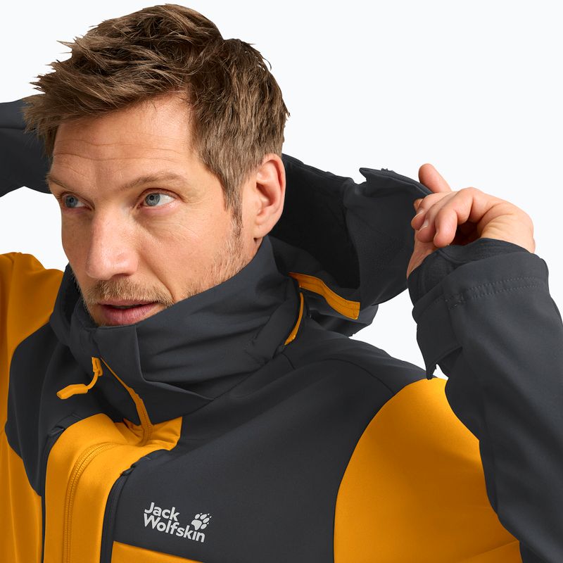 Pánská větrovka Jack Wolfskin Jasper burly yellow jw 6