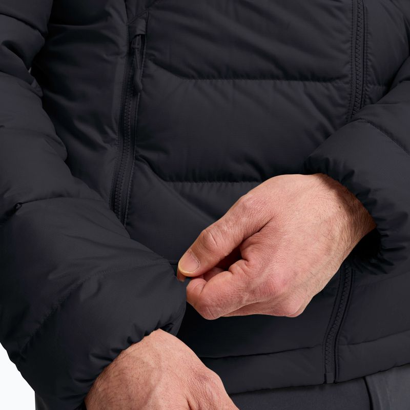 Pánská péřová bunda Jack Wolfskin Wild Pass Down Hoody black 5