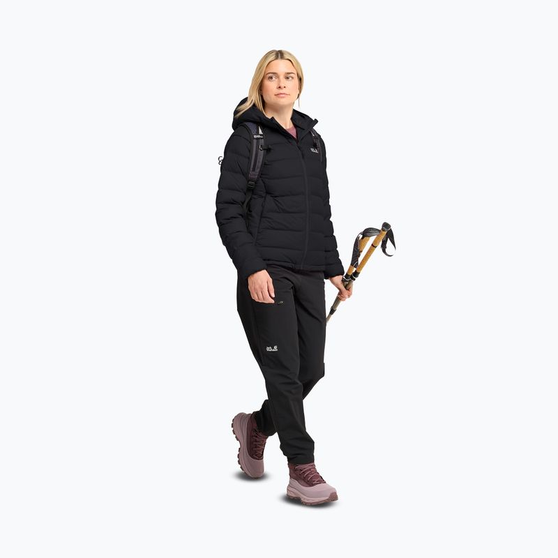 Dámská péřová bunda Jack Wolfskin Wild Pass Down Hoody Rds black 2