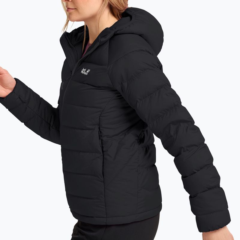 Dámská péřová bunda Jack Wolfskin Wild Pass Down Hoody Rds black 4
