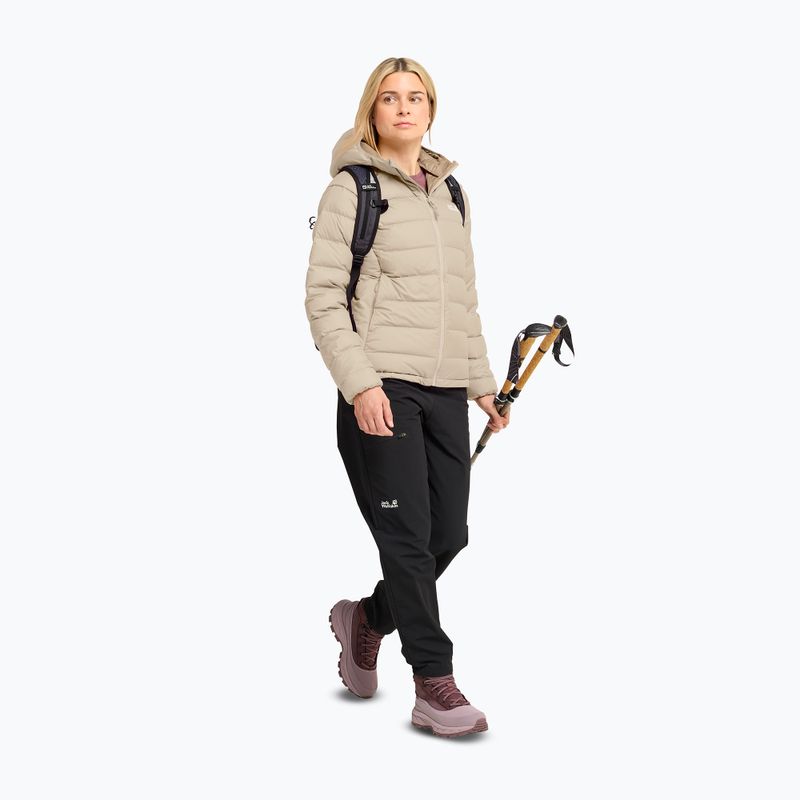 Dámská péřová bunda Jack Wolfskin Wild Pass Down Hoody Rds oyster 2