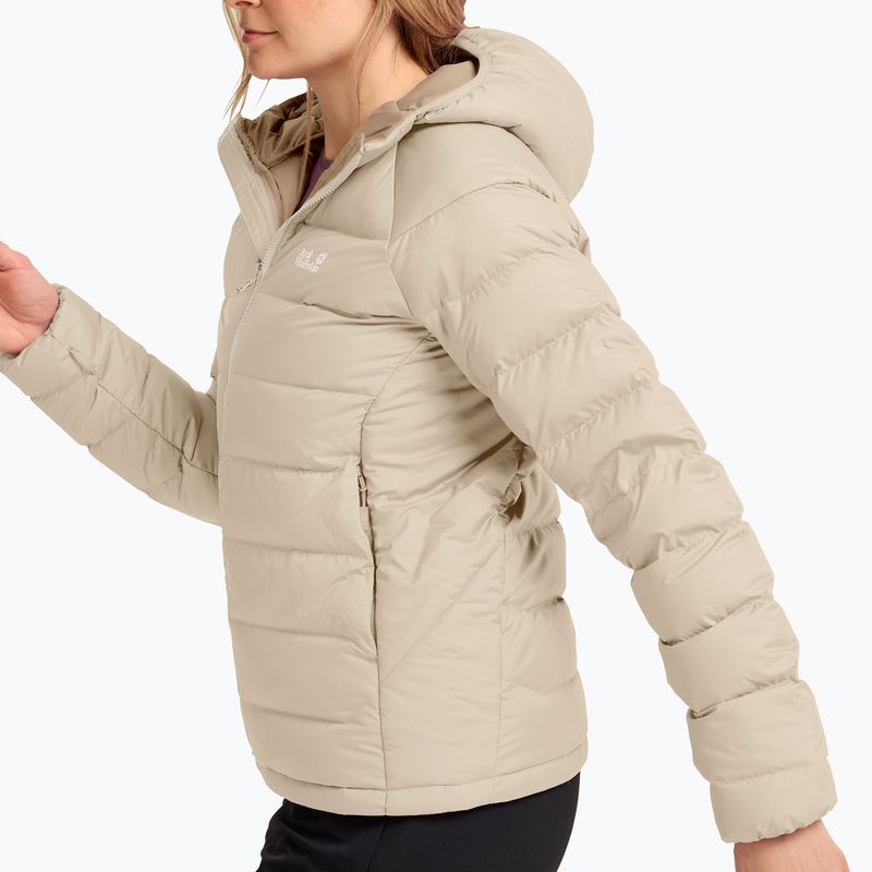 Dámská péřová bunda Jack Wolfskin Wild Pass Down Hoody Rds oyster 4