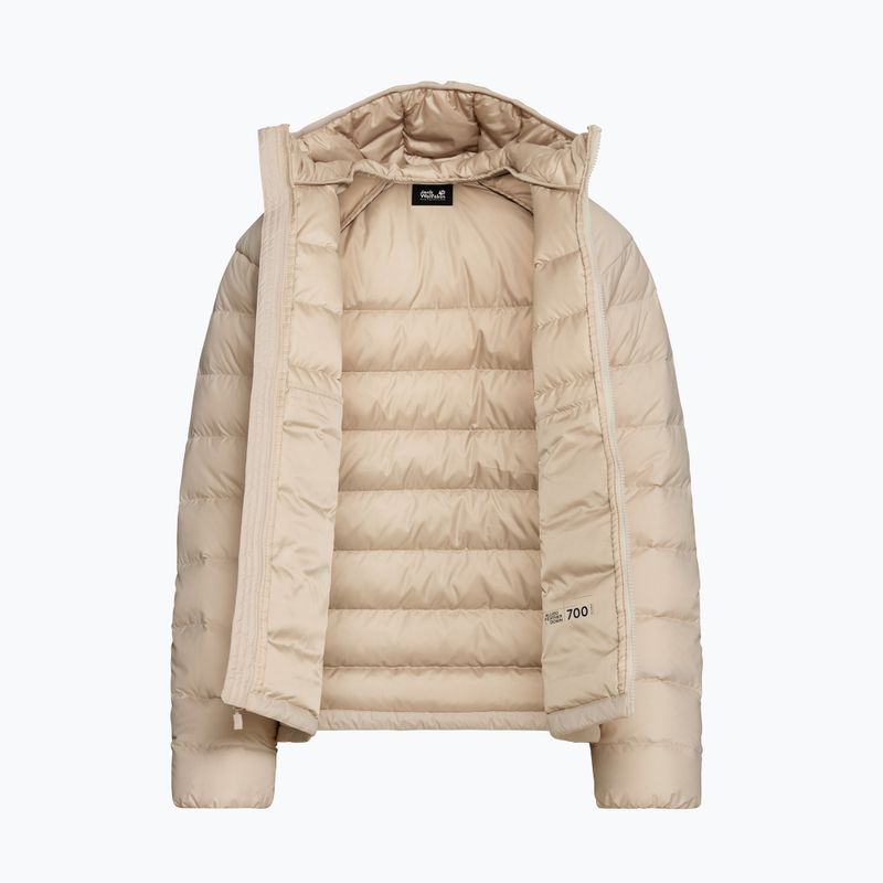 Dámská péřová bunda Jack Wolfskin Wild Pass Down Hoody Rds oyster 8