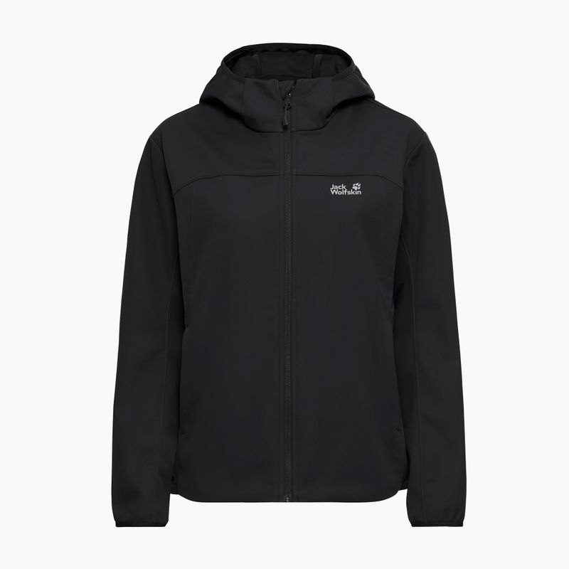 Dámská softshellová bunda Jack Wolfskin Windhain 2 Hoody black 7