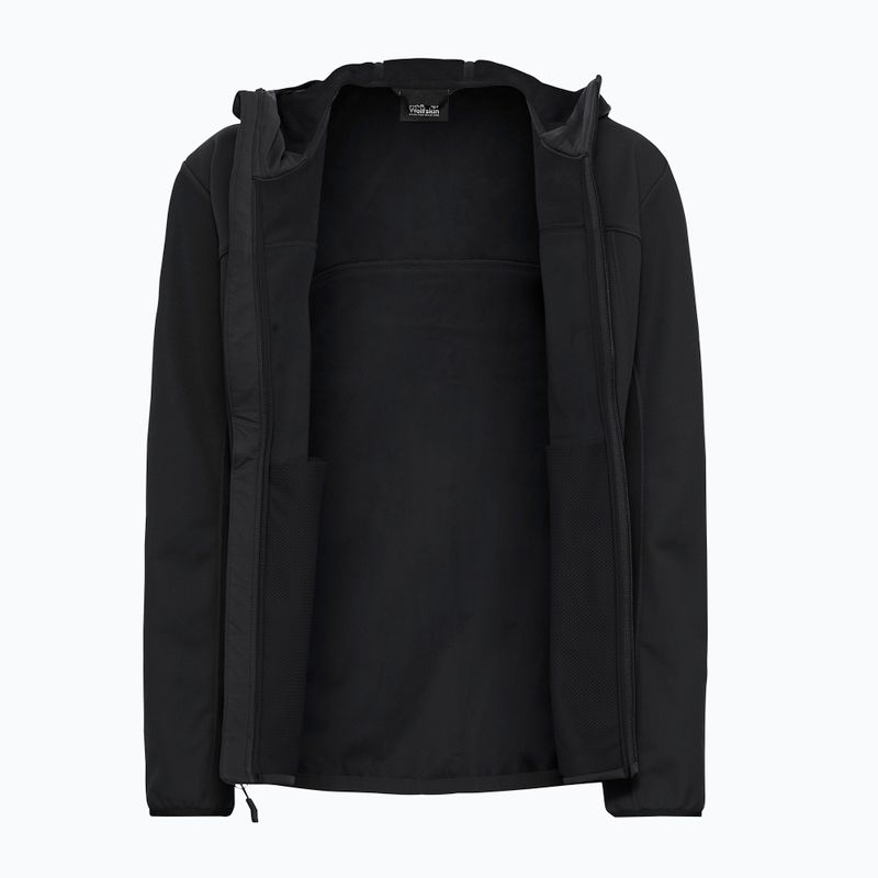 Dámská softshellová bunda Jack Wolfskin Windhain 2 Hoody black 9