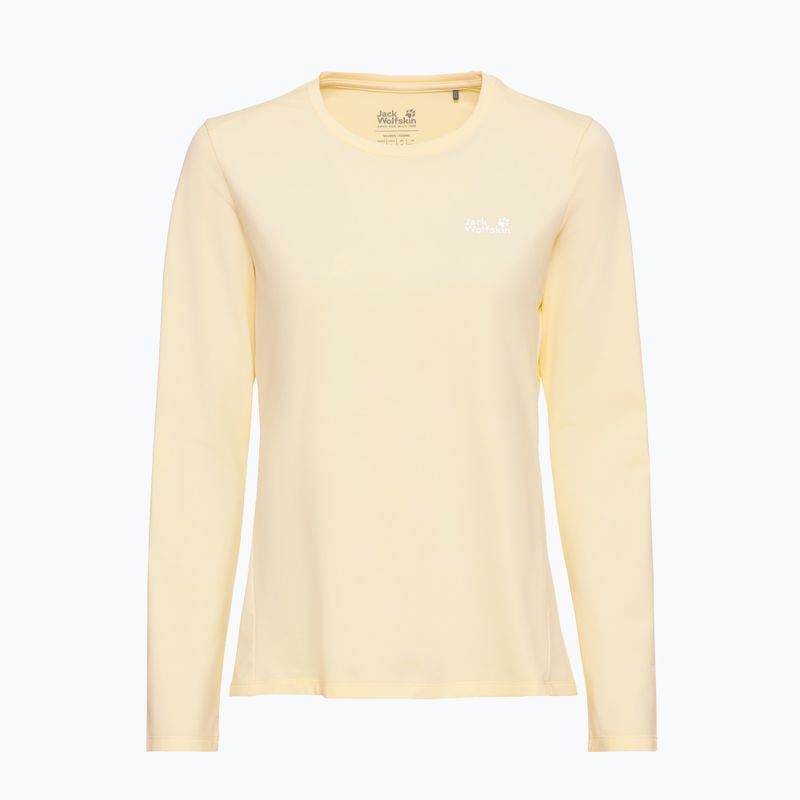 Dámské trekingové tričko Longsleeve Jack Wolfskin Trail vanilla cream 4