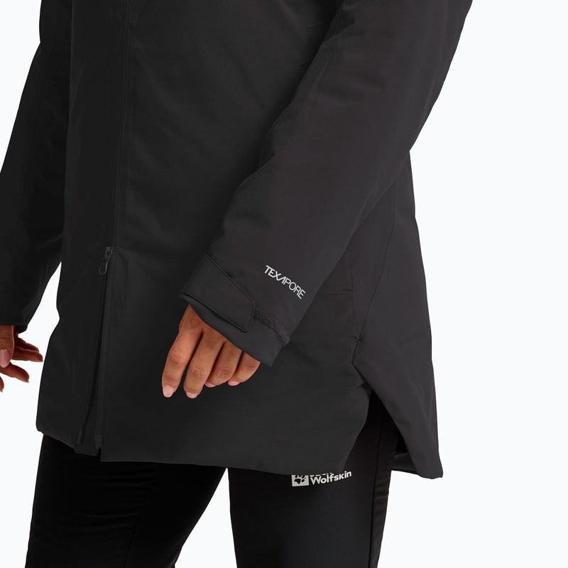 Dámská nepromokavá bunda Jack Wolfskin Heidelstein 2 Ins black 5
