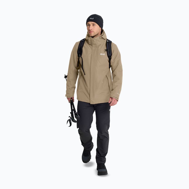 Pánská bunda 3v1 Jack Wolfskin Stonelite 3In1 hazel wood 2