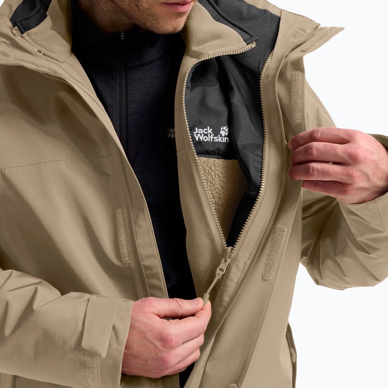 Pánská bunda 3v1 Jack Wolfskin Stonelite 3In1 hazel wood 7