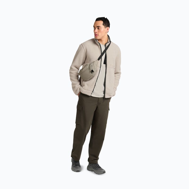 Pánská fleecová mikina Jack Wolfskin Stone Lite oyster 2