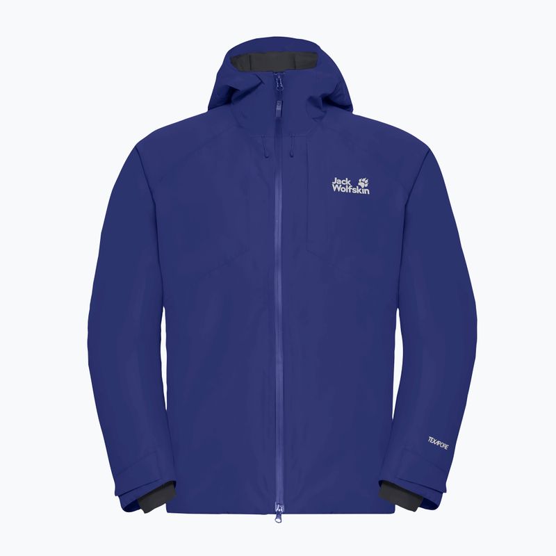 Pánská péřová bunda Jack Wolfskin Icecape 2 l Down Ins Rds glow ink 7