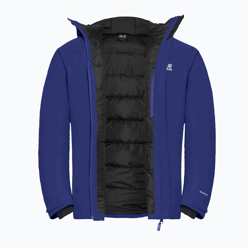 Pánská péřová bunda Jack Wolfskin Icecape 2 l Down Ins Rds glow ink 9