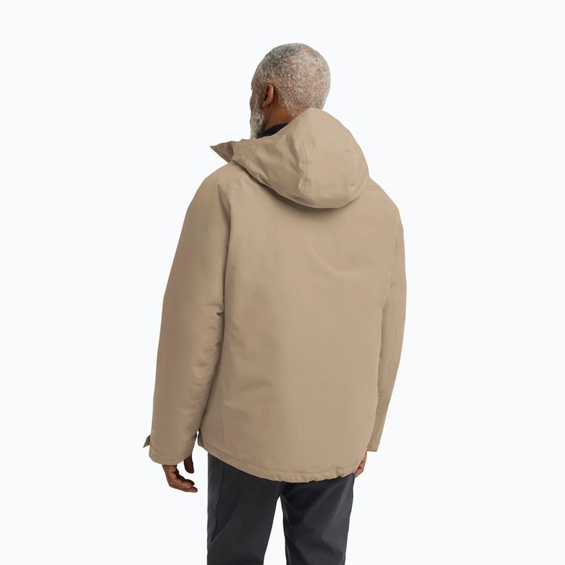 Pánská péřová bunda Jack Wolfskin Icecape 2 l Down Ins Rds hazel wood 3