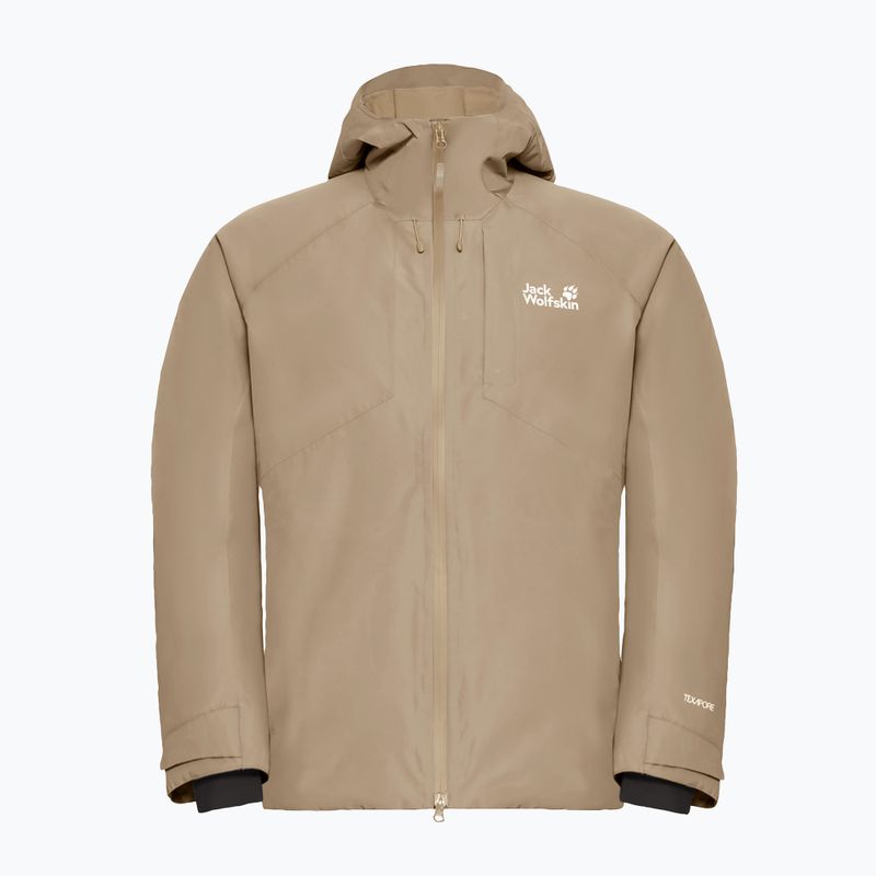 Pánská péřová bunda Jack Wolfskin Icecape 2 l Down Ins Rds hazel wood 7