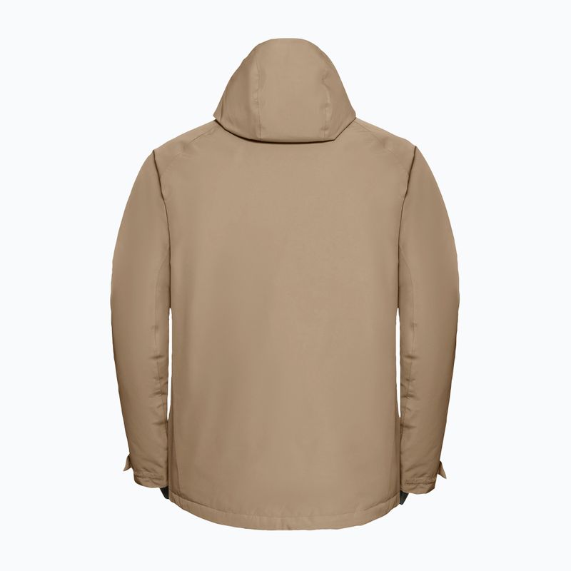 Pánská péřová bunda Jack Wolfskin Icecape 2 l Down Ins Rds hazel wood 8