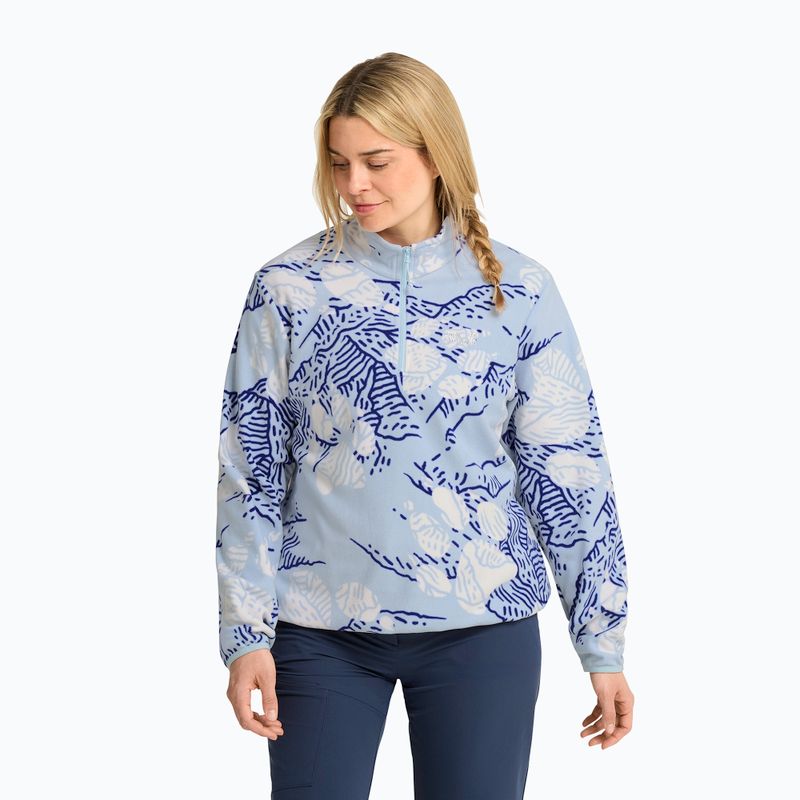 Dámská fleecová mikina Jack Wolfskin Paw Era 100 Orint Half Zip paw crystal blue