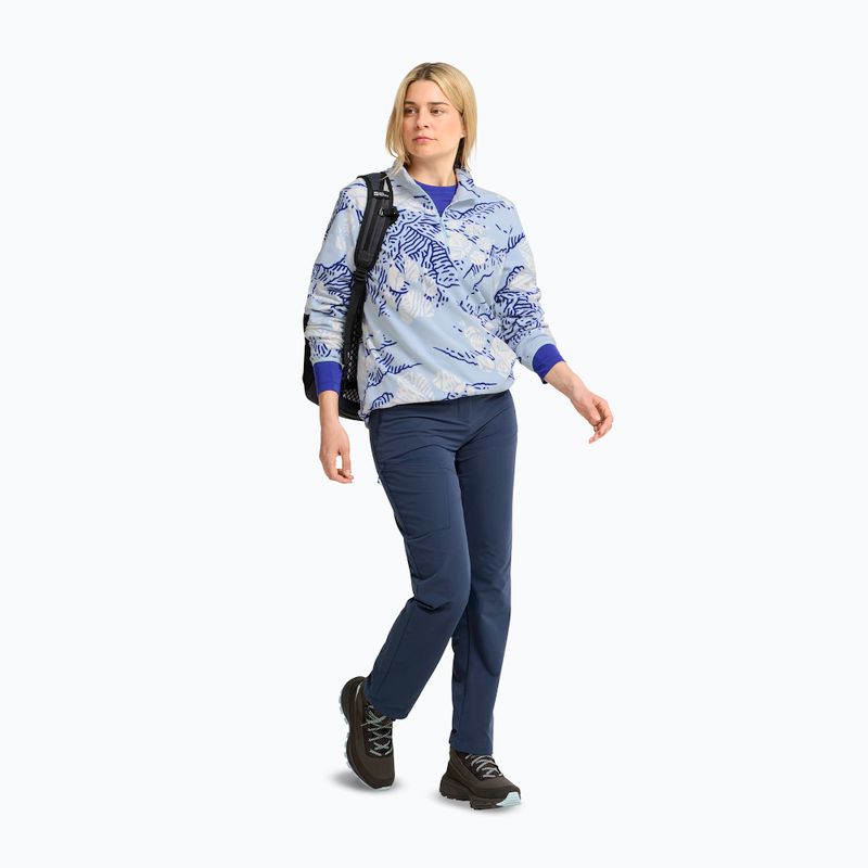 Dámská fleecová mikina Jack Wolfskin Paw Era 100 Orint Half Zip paw crystal blue 2