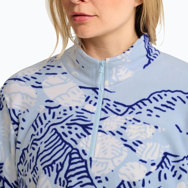 Dámská fleecová mikina Jack Wolfskin Paw Era 100 Orint Half Zip paw crystal blue 4