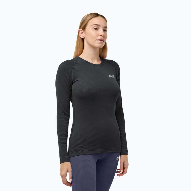 Dámská termo mikina Jack Wolfskin Infinite Warm LS black