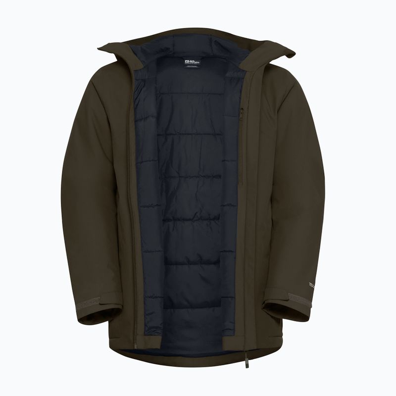 Pánská zateplená bunda Jack Wolfskin Wisper Ins obsidian moss 9