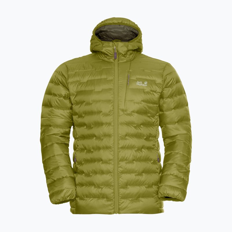 Pánská péřová bunda Jack Wolfskin Passamani Down Hoody khaki green 6