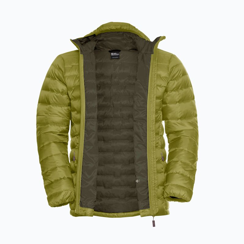 Pánská péřová bunda Jack Wolfskin Passamani Down Hoody khaki green 8